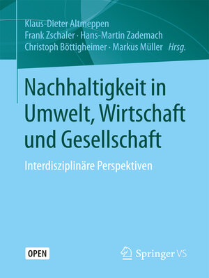 cover image of Nachhaltigkeit in Umwelt, Wirtschaft und Gesellschaft